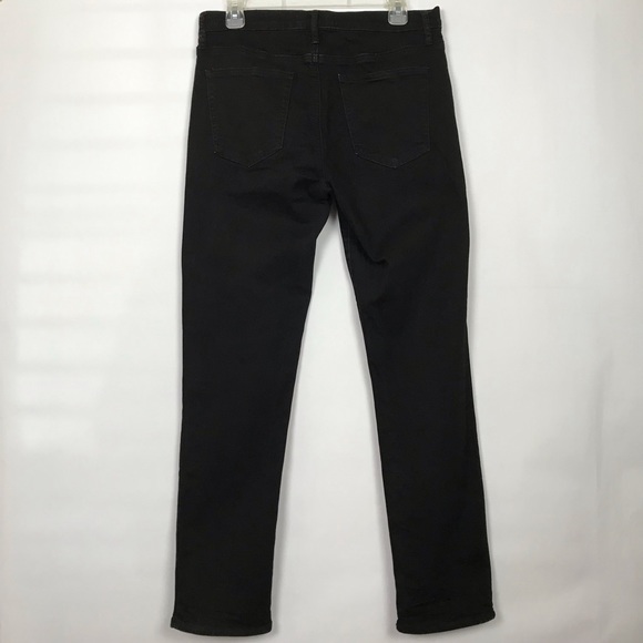 GAP black straight leg jeans / pants 361 - Picture 4 of 8